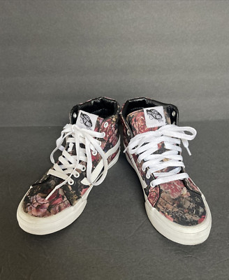 Vans Tapestry Floral Sk8-Hi Multicolor Sneaker Size  W 5 / M 3.5