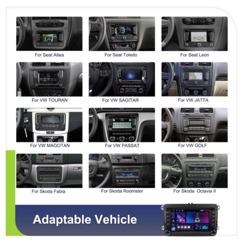 Android 13 Autoradio GPS Navi BT 4+64GB für VW GOLF 5 6 Plus Passat Touran Polo - Bild 5 von 24
