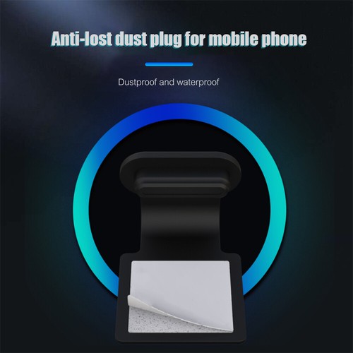 Loss-proof Silicone Phone Dust Plug Charging Port Type-C Mirco Cover For iphone - Picture 13 of 16