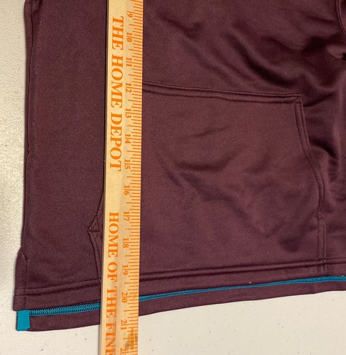 YOUTH UNDER ARMOUR 1/4 ZIP HOODIE SIZE SMALL-LOOSE/COUPE - Picture 8 of 9