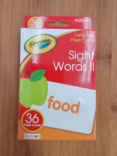 Crayola Flash Cards assorted cards ages 4 & 5, lot of 4 packs - Picture 3 of 5