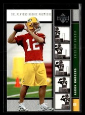 2005 Upper Deck Rookie Premiere Aaron Rodgers #16 Rookie Green Bay Packers Y7248