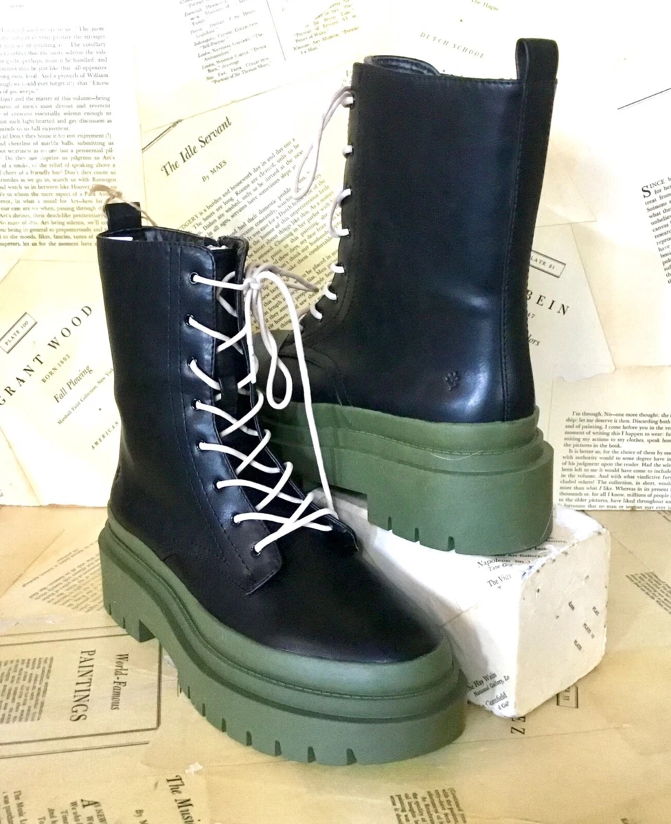 Urban Outfitters Steve Madden Cool Planet Moss Vegan Combat Boot