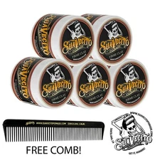 Suavecito Firme Clay Pomade 5 Pack Bundle  4 oz. Cans