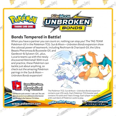 Pokemon TCG: Sun & Moon Unbroken Bonds Booster Box for sale online | eBay