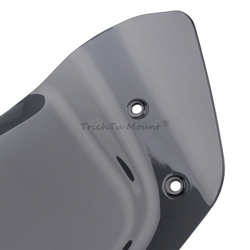 Smoke 10" Windshield Windscreen w/Brackets For Harley Street Glide FLHX/I 2024 - Picture 24 of 24
