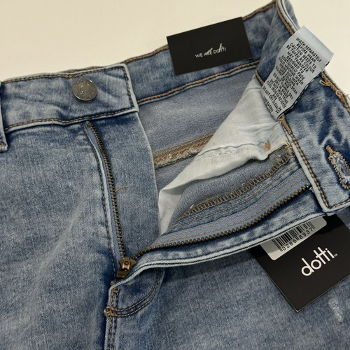 Dotti Jeans Women 8 W24 L26.5 Blue Denim Zoe Super High Skinny Crop Stretch NEW - Picture 10 of 16