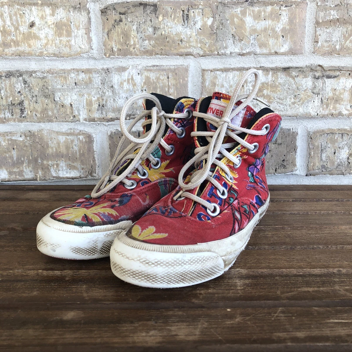 Zapatos Converse Hi Top Vintage A os 80 Tropical Juventud Talla 11.5