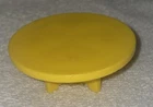 Vintage Fisher Price Little People 1980 Family Home Yellow Circle Kitchen Table