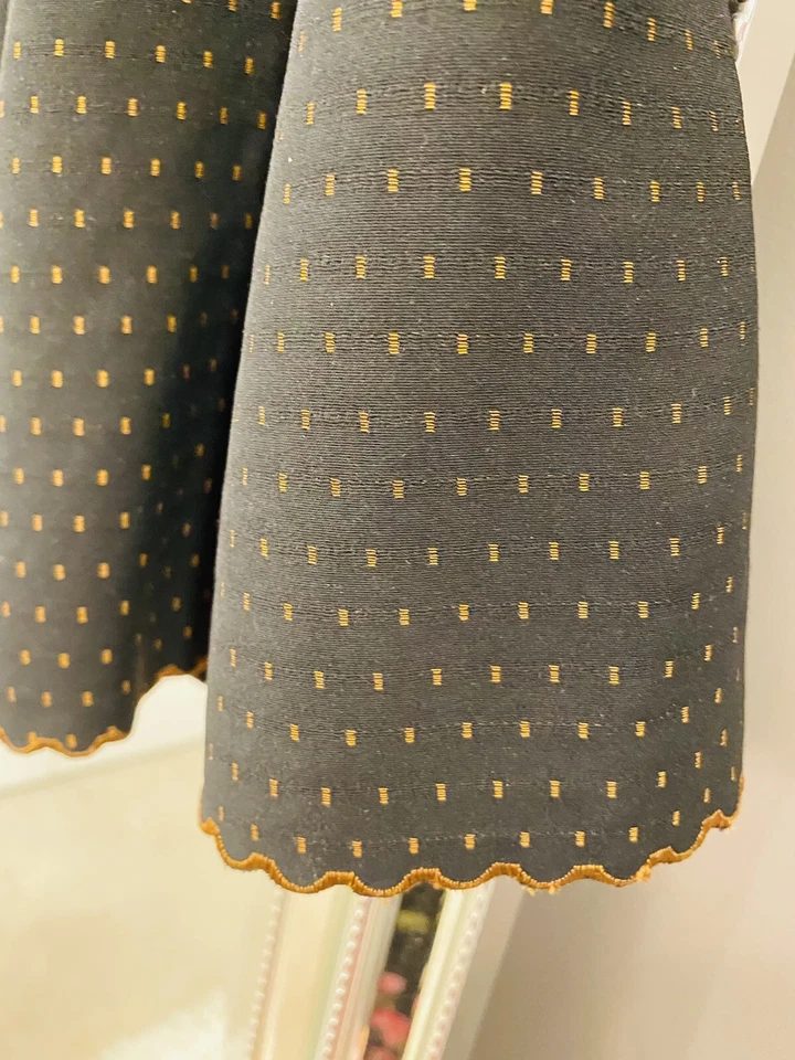 Traje De Colección Por Nipon Boutique Negro Marrón Carrera Falda Traje - Talla 6P - ¡Encantador! Foto 4 de 4