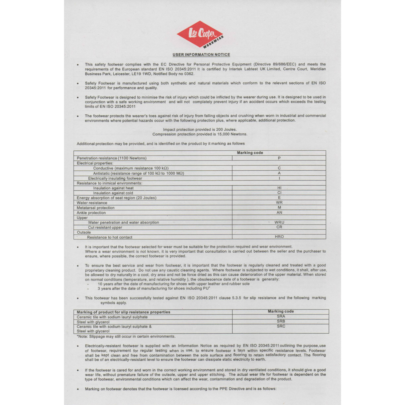 Купить Lee Cooper Steel Toe Cap Safety 