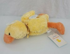 Carters Duck Duckie Laying Lying Stuffed Plush Baby Toy with Sound Quack Easter