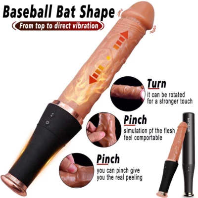 Baseball Bat Thrusting Heated Vibrator Dildo G-spot Clitoris Vibrators Sex Toys | eBay Baseball Bat Thrusting Heated Vibrator Dildo G-spot Clitoris Vibrators Sex Toys | eBay