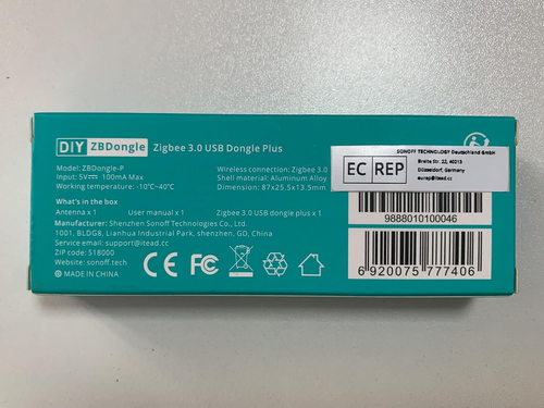 Zigbee 3.0 USB Dongle plus Gateway, Universal Zigbee USB Gateway with Antenna fo - Picture 9 of 12