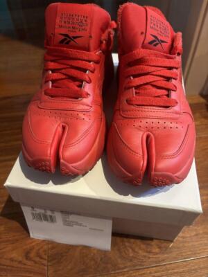 Original LTD Maison Margiela Reebok Classic Leather Tabi Shoes 6.5 US
