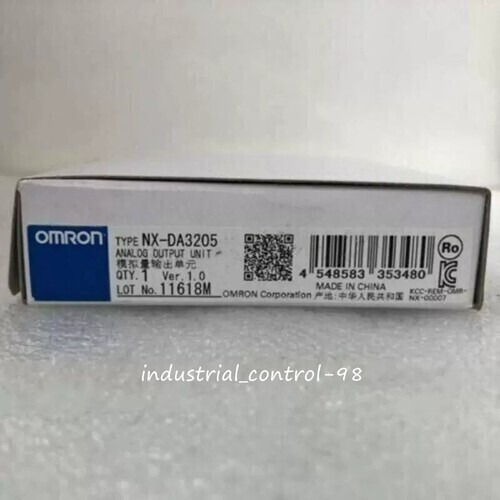 New In BOX OMRON NX-DA3205 Analog Output Unit NXDA3205 Fast ship - Picture 2 of 6