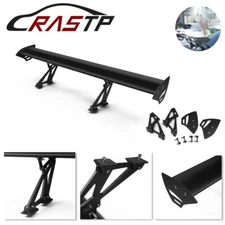 Universal 53" Sedan Adjustable Aluminum GT Hatch Rear Trunk Wing Racing Spoiler