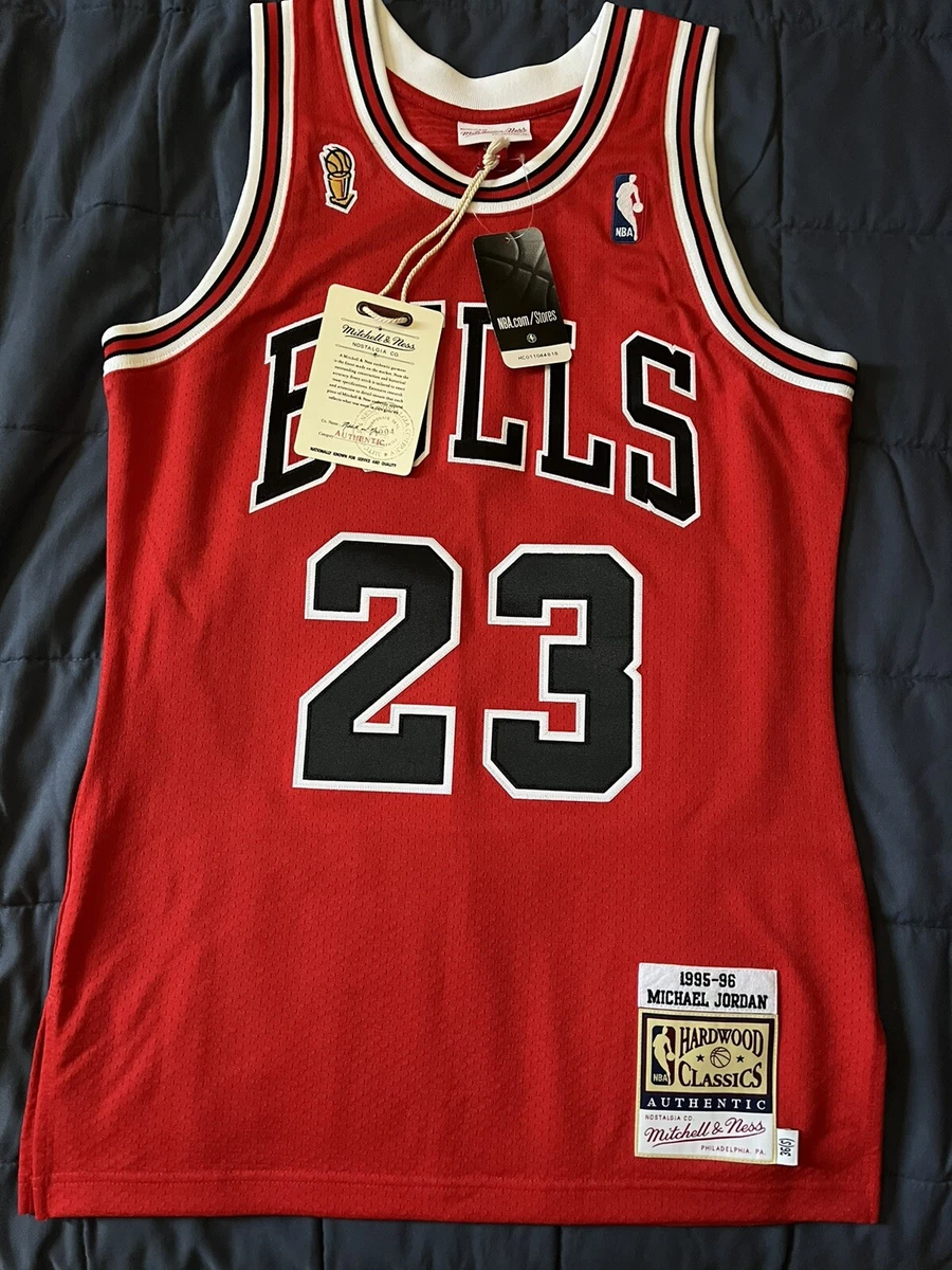 Preschool Mitchell & Ness Michael Jordan Black Chicago Bulls 1996/97 Hardwood Classics Authentic Jersey