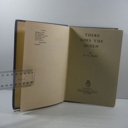 Libro de romance de colección There Goes The Queen tapa dura de G. U. Ellis 1936 - Imagen 4 de 14