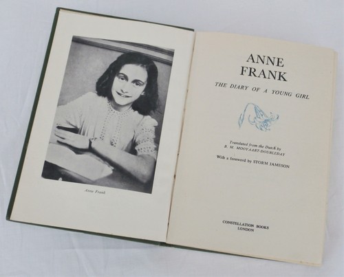 Anne Frank - The Diary Of A Young Girl, 1st British Edition, Hardback, 1952 - Picture 1 of 15