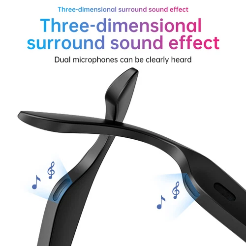 Smart Glasses AI Translator Hands-Free Music & Calls UV Protection BT Sunglasses - Picture 10 of 11