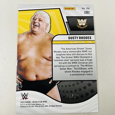 DUSTY RHODES - 2022 Panini Revolution WWE Legends - CUBIC SP