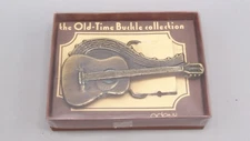 Vintage Oden Inc. Country Acoustic Guitar Music Notes Instrument Belt Buckle