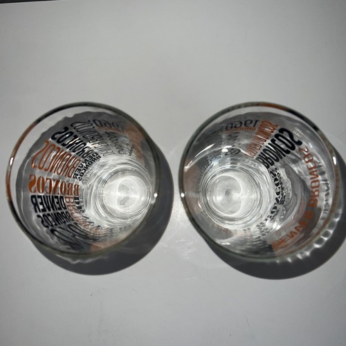 Denver Broncos Boelter NFL Spirit Beer Drink Glass 12oz Set Of 2 - Picture 6 of 7