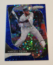 2020 Panini Prizm Quick Pitch Blue Donut Circle Prizm /199 Marcell Ozuna No. 51