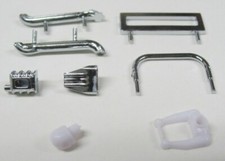 Chrome Body Parts for Dash Hot Rod / Supermodified Bodies by JAG Hobbies