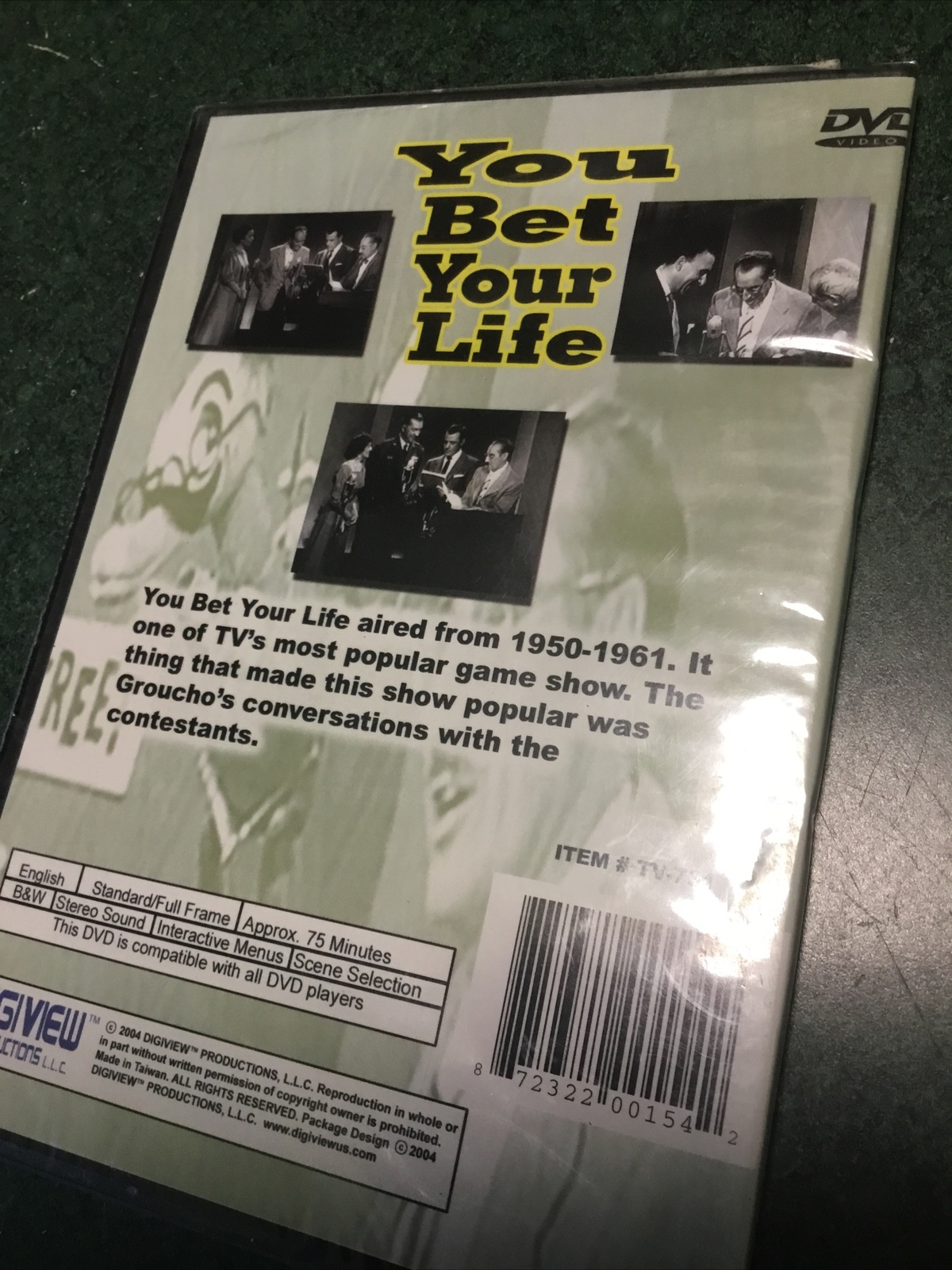 You Bet Your Life Slim Case Best Of Groucho Marx Dvd 1950 1961 For Sale Online Ebay