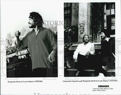 2001 Press Photo Actors Giancarlo Esposito Benjamin Bratt ...