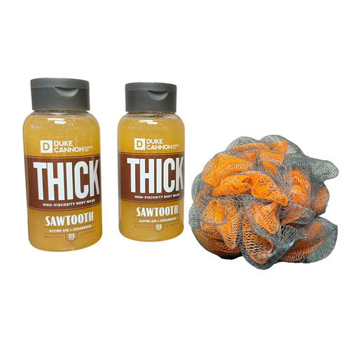 Duke Cannon THICK Mens Body Wash Bundle: Sawtooth