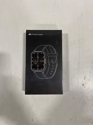 HuaWise Grey 1.7 in TFT Display Digital Fitness Tracker Smart Watch - Black