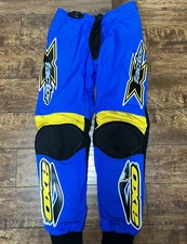 Vintage AXO XFACTOR Sport Motocross Pants Blue Retro Moto SIZE 44/28