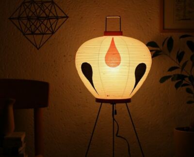 Isamu Noguchi AKARI Lantern 10A Floor Lamps Handcraft Authentic