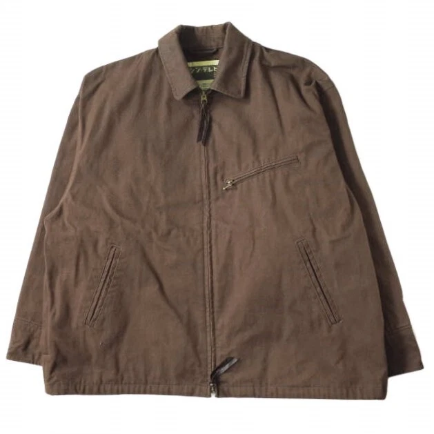 SSZ 22SS AOT YOUTH JACKET All about youth canvas zip-up jacket M D.BROWN BEAMS