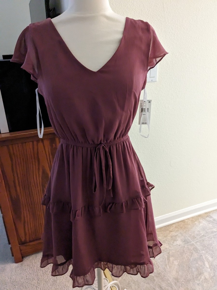 white christmas dresses Billie Modest Midi in Dusty Mauve main image 0