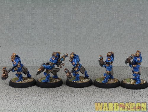 30mm Warmachine WDS painted Cygnar Privateer Exclusives Stormguard e22 - Picture 6 of 10