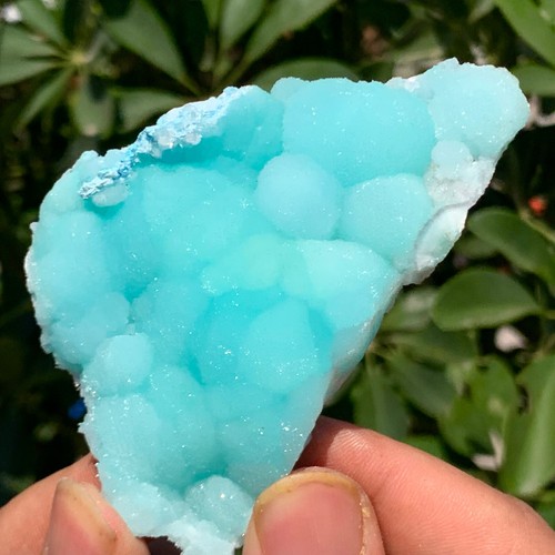 71G Natural blue texture stone crystal,Heteropolar of Chinese blue aragonite - 第 15/15 張圖片