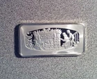 1978 Franklin Mint Christmas Ingot 500 grains .925 Silver (1 oz.) No Box