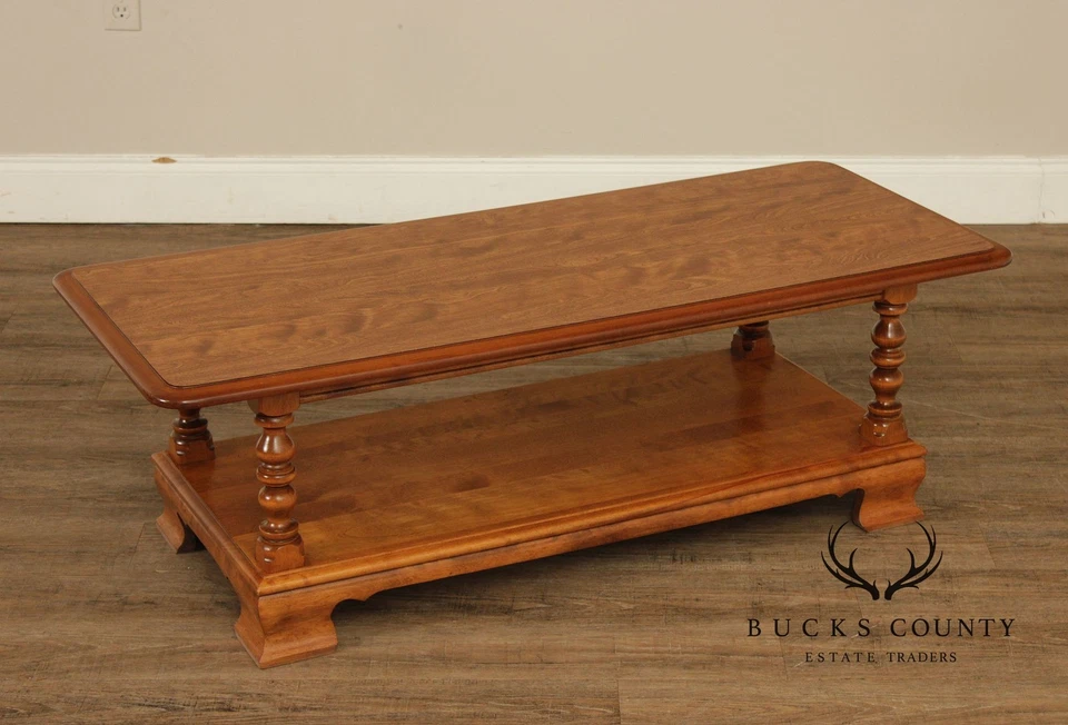 Ethan Allen Heirloom Maple Coffee Table - Image 2 of 4