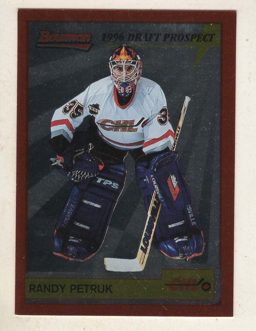 Buy 1995-96 Bowman - Draft Prospects Randy Petruk #P27 (RC) online