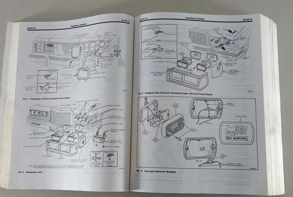 Manual De Taller Ford Mustang, Thunderbird / Lincoln Continental / Mercury 1981 - Imagen 3 de 4