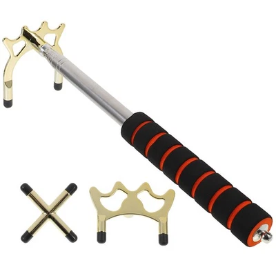 1 Set Durable Metal Pool Bridge Cue Stand Assorted Color for Daily Use - Image 1 of 4