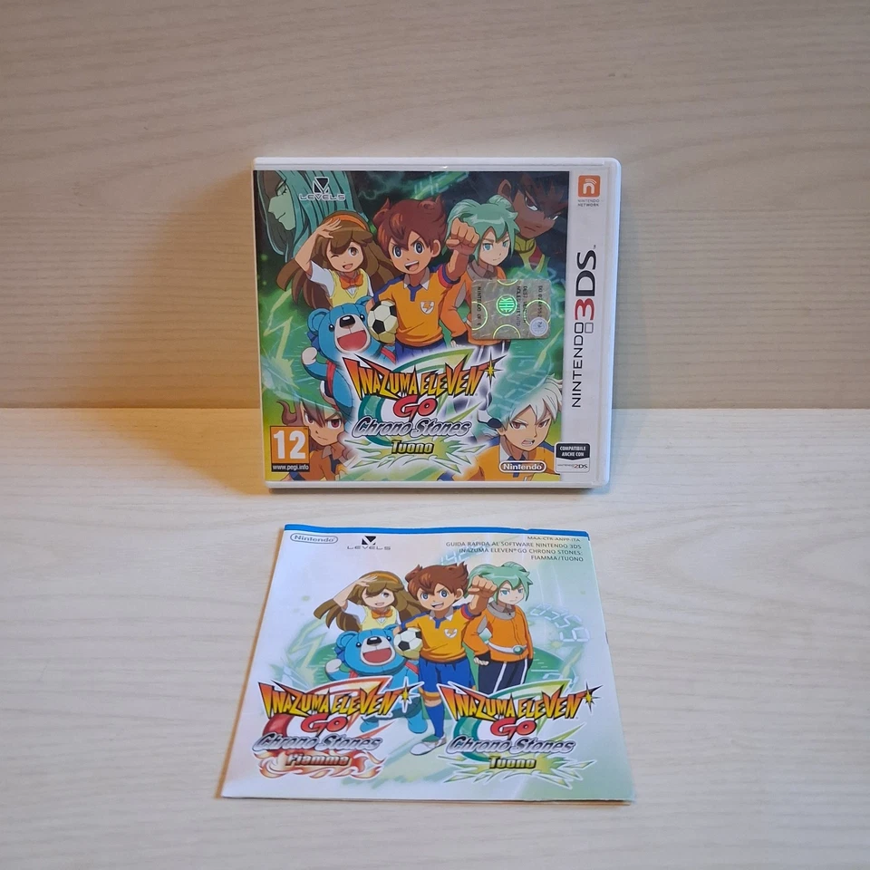 INAZUMA ELEVEN GO CHRONO STONES TUONO PAL ITA NINTENDO 3DS OTTIME CONDIZIONI, foto 1 di 5