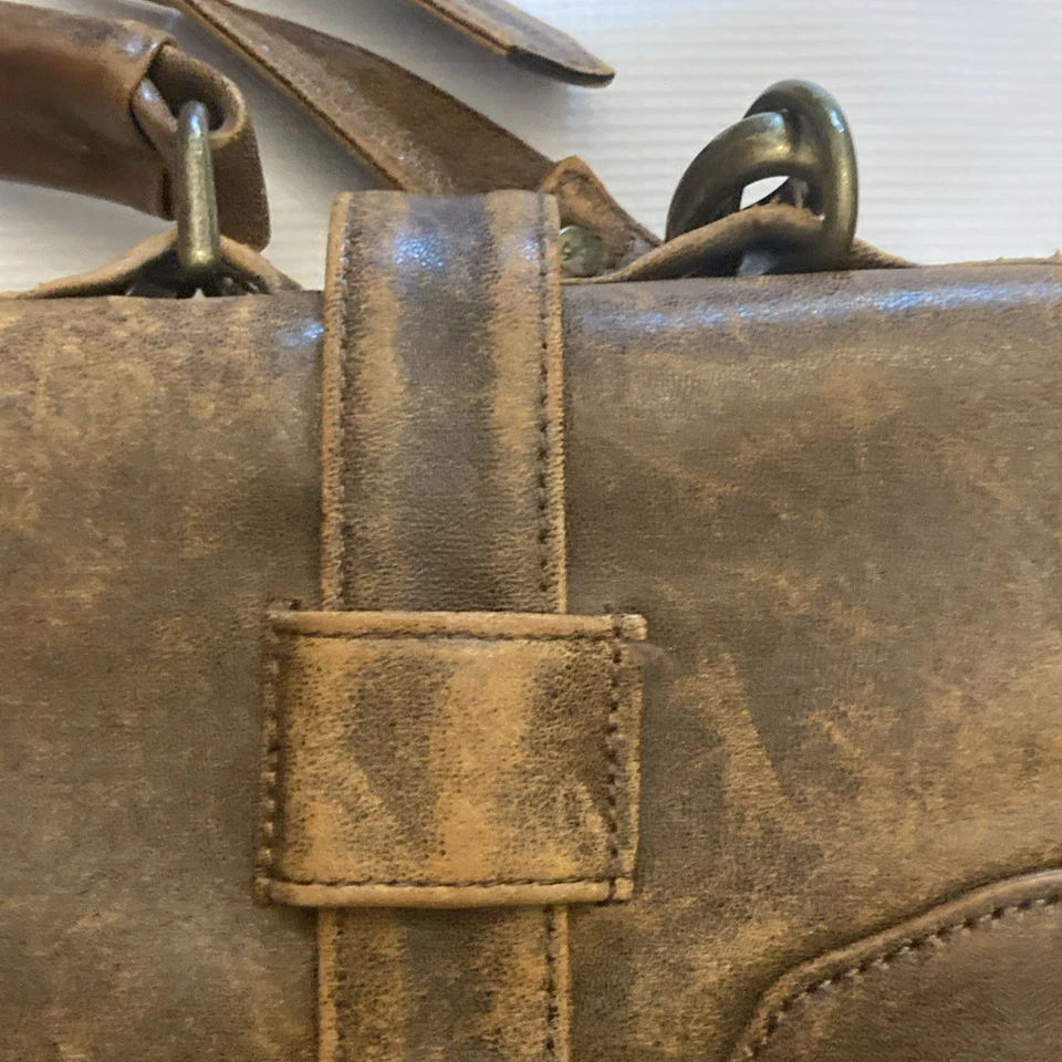 Bolsa para laptop Scully Leather - Aero Squadron pasta de couro - Imagem 3 de 4