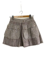 CHANEL Skirt, Size 36, Cotton, Beige, P40416V29313