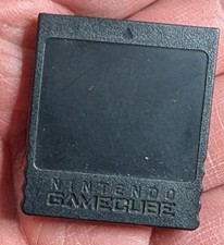 Official Black Nintendo GameCube Memory Card 251 Blocks Model DOL-014 OEM