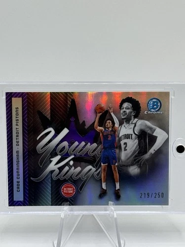 2025-26 Bowman Chrome - Cade Cunningham Young Kings #YK-12 Purple Refractor /250